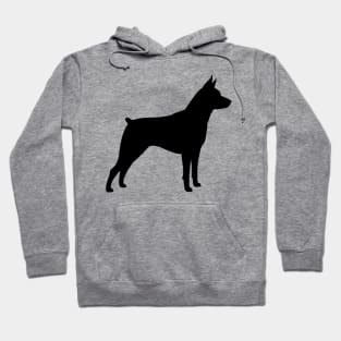 Miniature Pinscher Silhouette(s) Hoodie